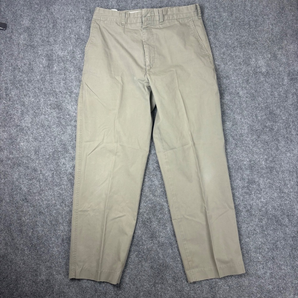 Filson Style 55 Chino Pants Mens 36 Khaki Tan Cotton Straight Leg Made in USA
